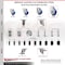 Service Caster 5 Inch 316SS Blue Poly Swivel 1-3/8 Inch Expanding Stem Caster Lock Brake SCC SCC-SS316TTLEX20S514-PPUB-BLUE-138 - alternate 4